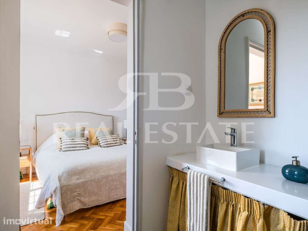 T3 Renovado com 1 Suite +Pátio comum e alguma VISTA RIO | RESTELO -... - Grande imagem: 4/34