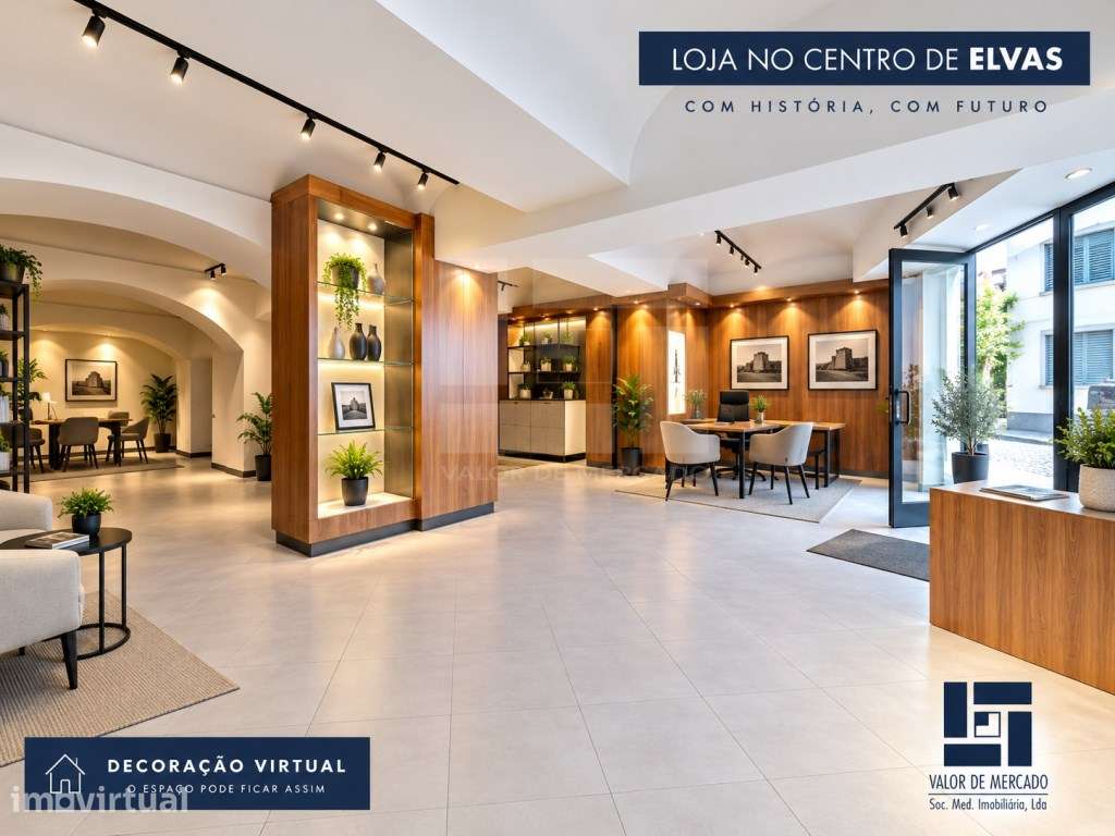 Loja localizada no centro histórico de Elvas.