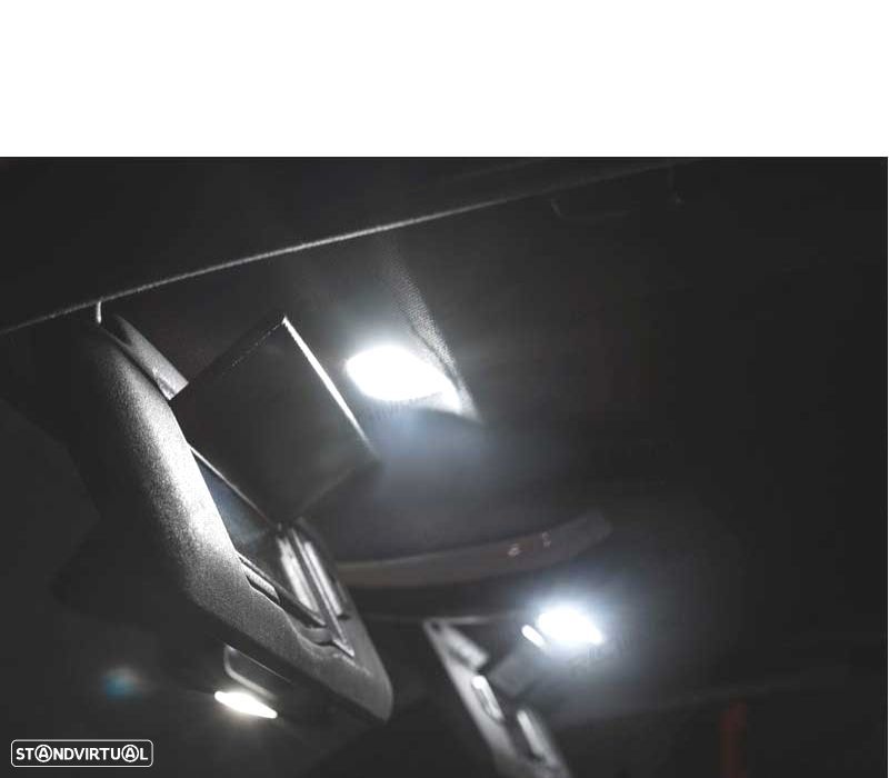 KIT COMPLETO DE 20 LÂMPADAS LED INTERIOR PARA MERCEDES CLASE C W204 C200 C220 C230 C250 C280 C300 C - 3
