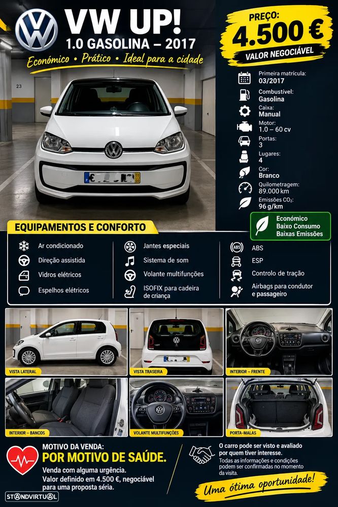 VW Up! 1.0 Take - 1