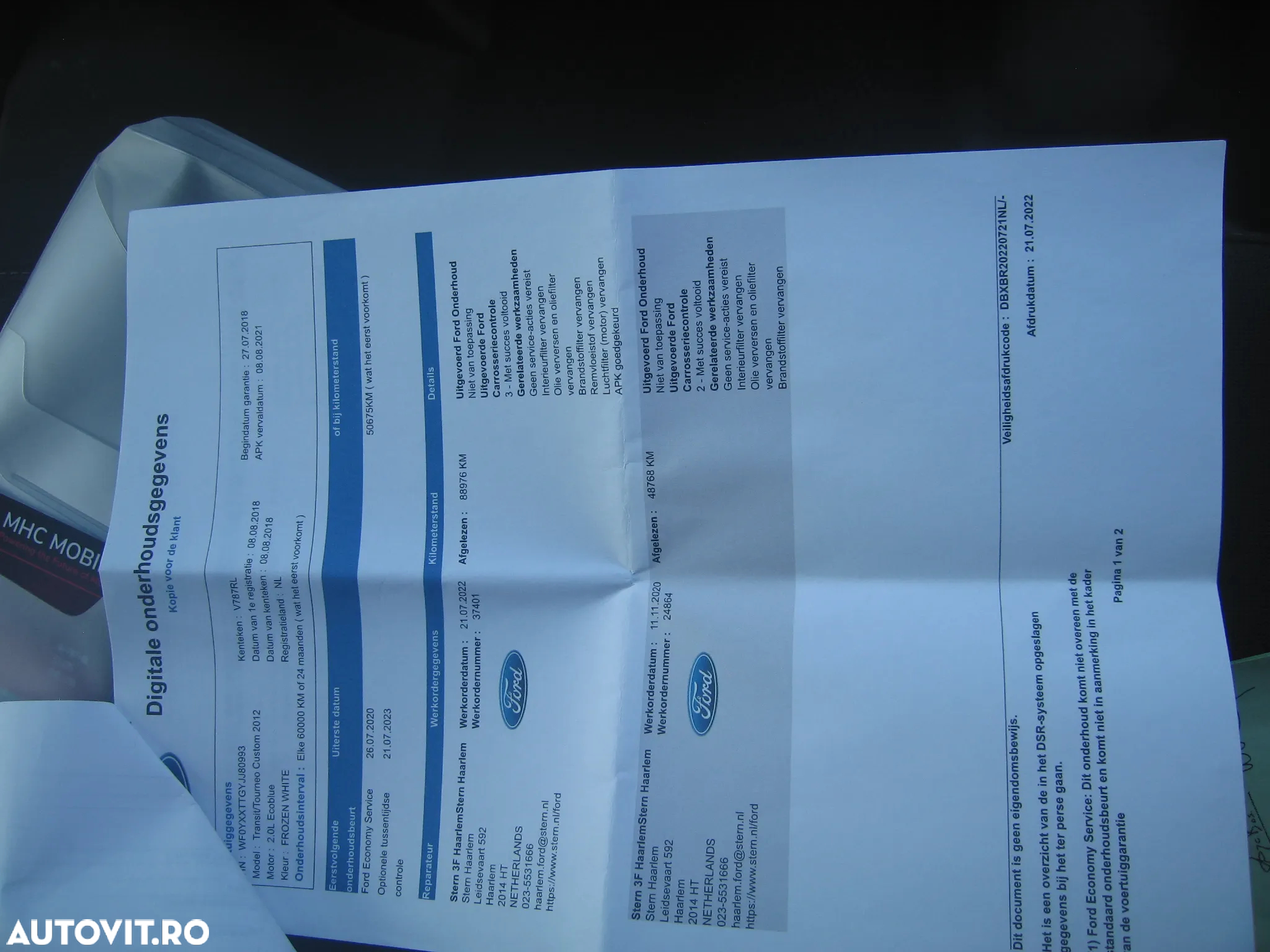 Ford TRANSIT CUSTOM , DUBA L1 - H 1, AC. EURO VI. - 23