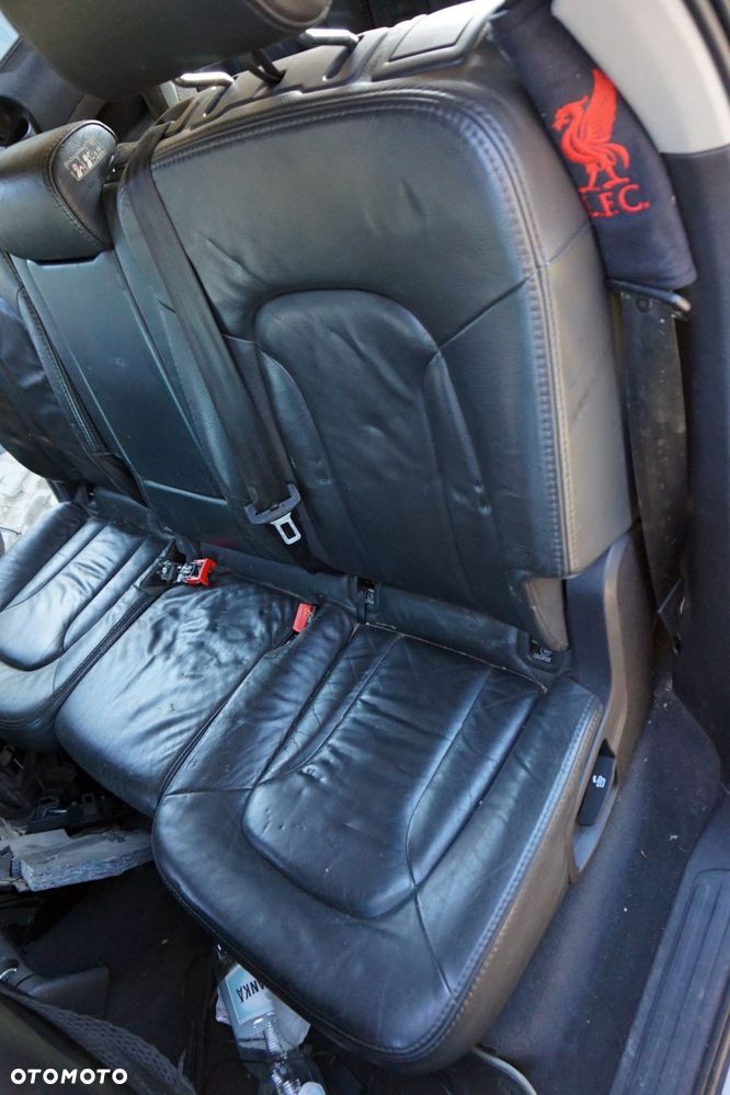 FOTELE FOTEL PRZEDNI LEWY PRAWY KANAPA WNĘTRZE Q7 4L LIFT GRZANE EL CZARNA SKÓRA 7-OS AUDI 2009-2015 - 10