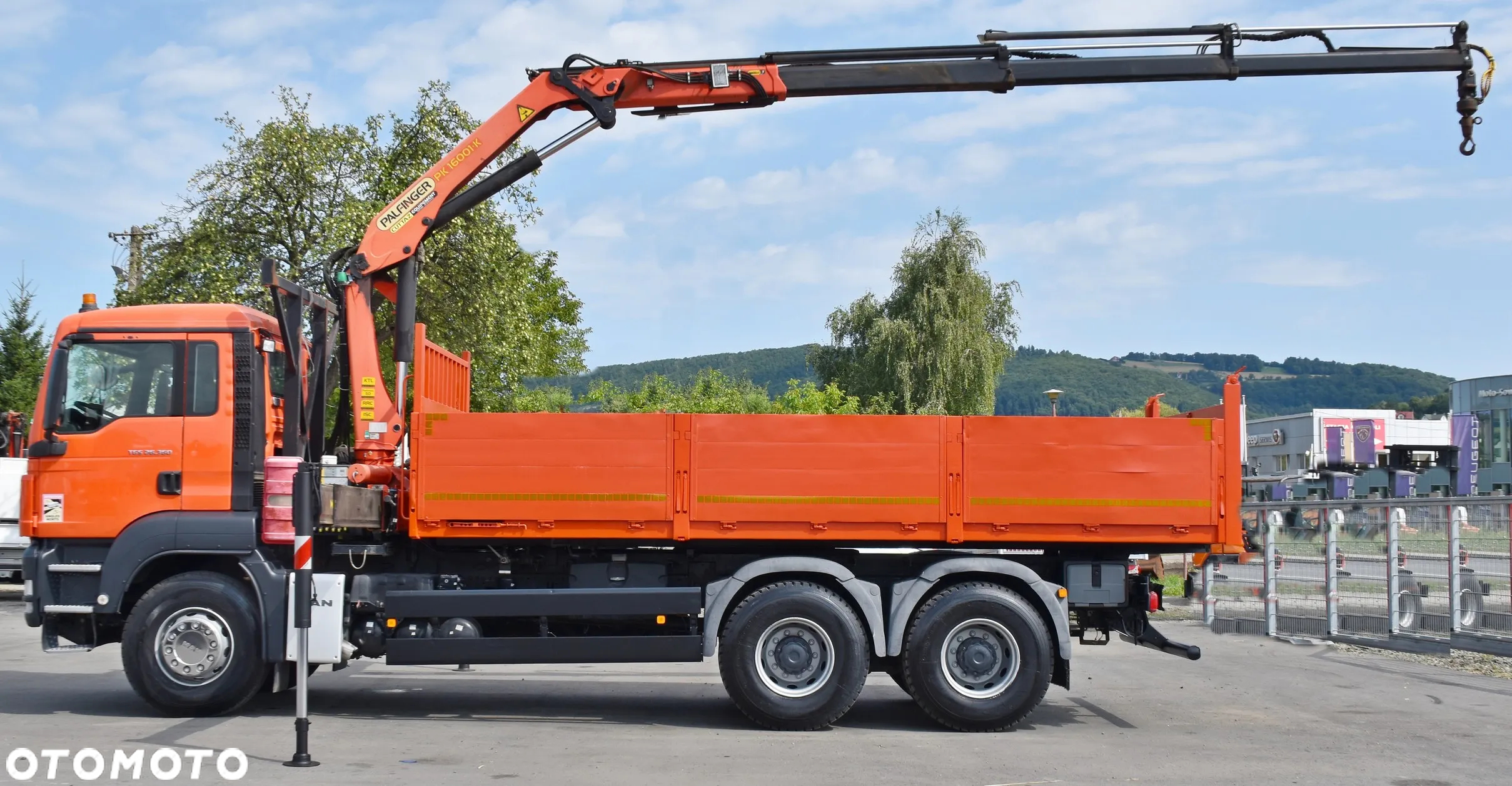 MAN TGS 26.360 * WYWROTKA 6,10m + PK 16001 - KB + PILOT / 6x4 - 5