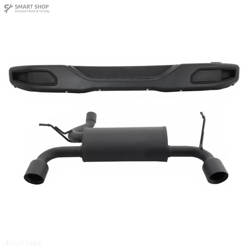 Bara Spate si Sistem de evacuare dubla Jeep Wrangler Rubicon JK (2007- - 1
