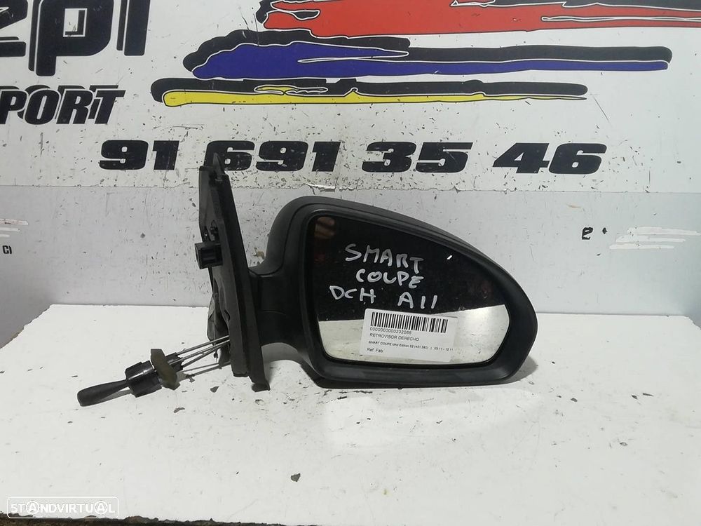 ESPELHO RETROVISOR DIREITO SMART FORTWO CABRIO 2011 - 4