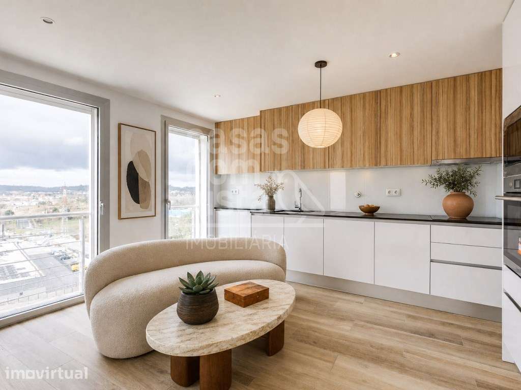 Apartamento T4 de arquitetura moderna junto da cidade, Pombal -Leiria - Grande imagem: 2/40