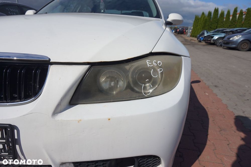 MASKA ZDERZAK BŁOTNIKI LAMPY 3 E90 A34 M-PAKIET BMW 2004-2008 BIAŁY PRZÓD KOMPLETNY - 26