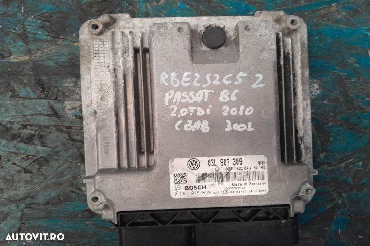 Calculator motor ECU 03L907309 0281015029 - 2.0 TDI CBAB 03L907309 02 - 1