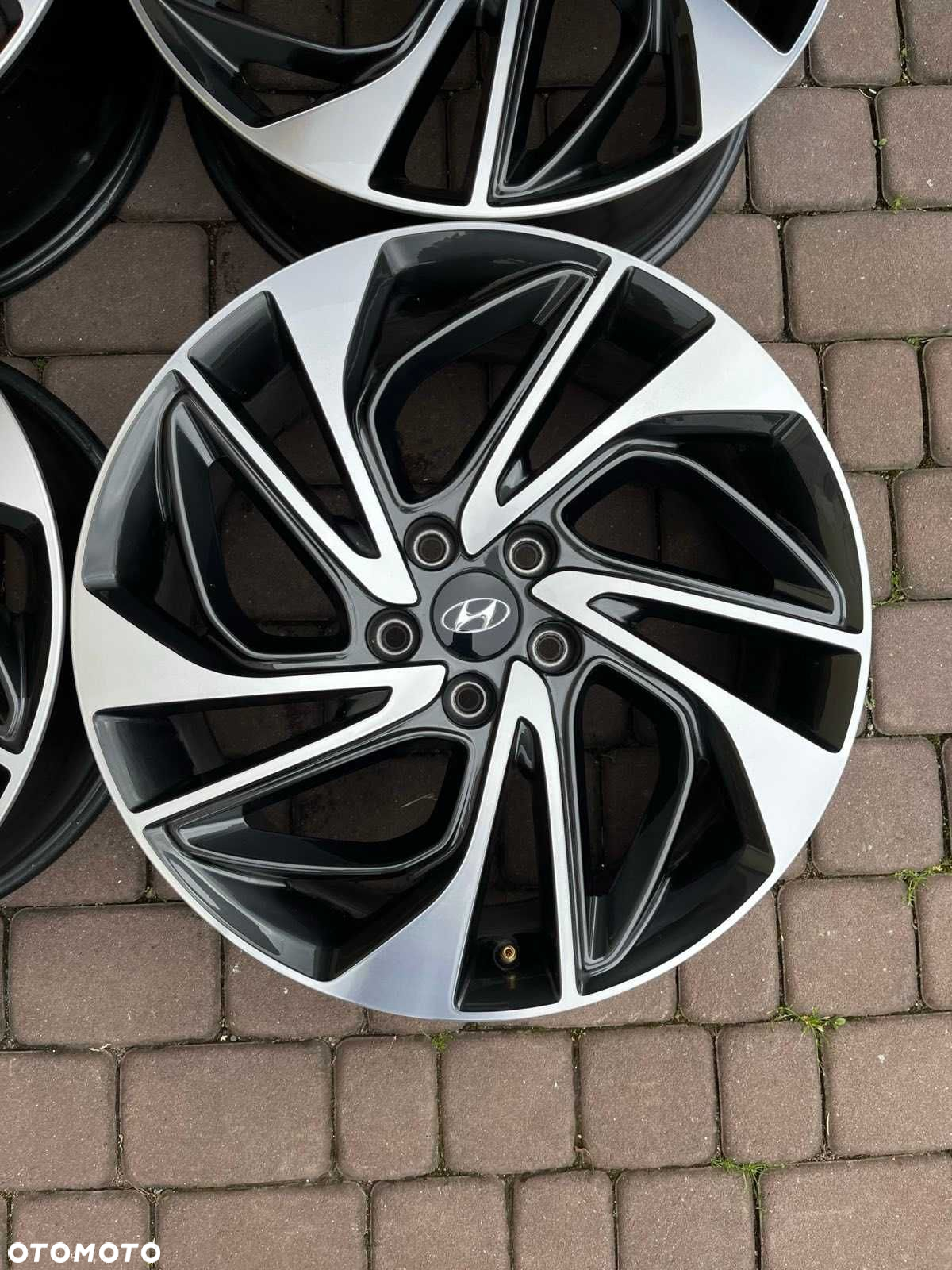 Oryginalne alufelgi Hyundai 5x114,3 19 cali CZUJNIKI Tucson Santa Fe - 6