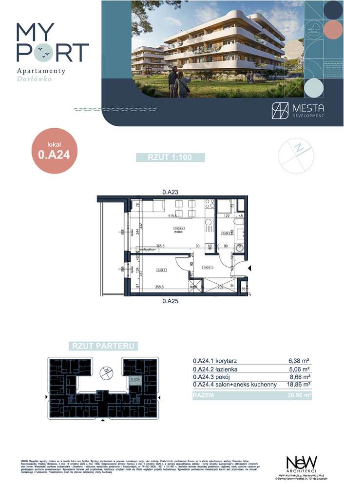 MyPort Apartamenty Darłówko - 0.A24