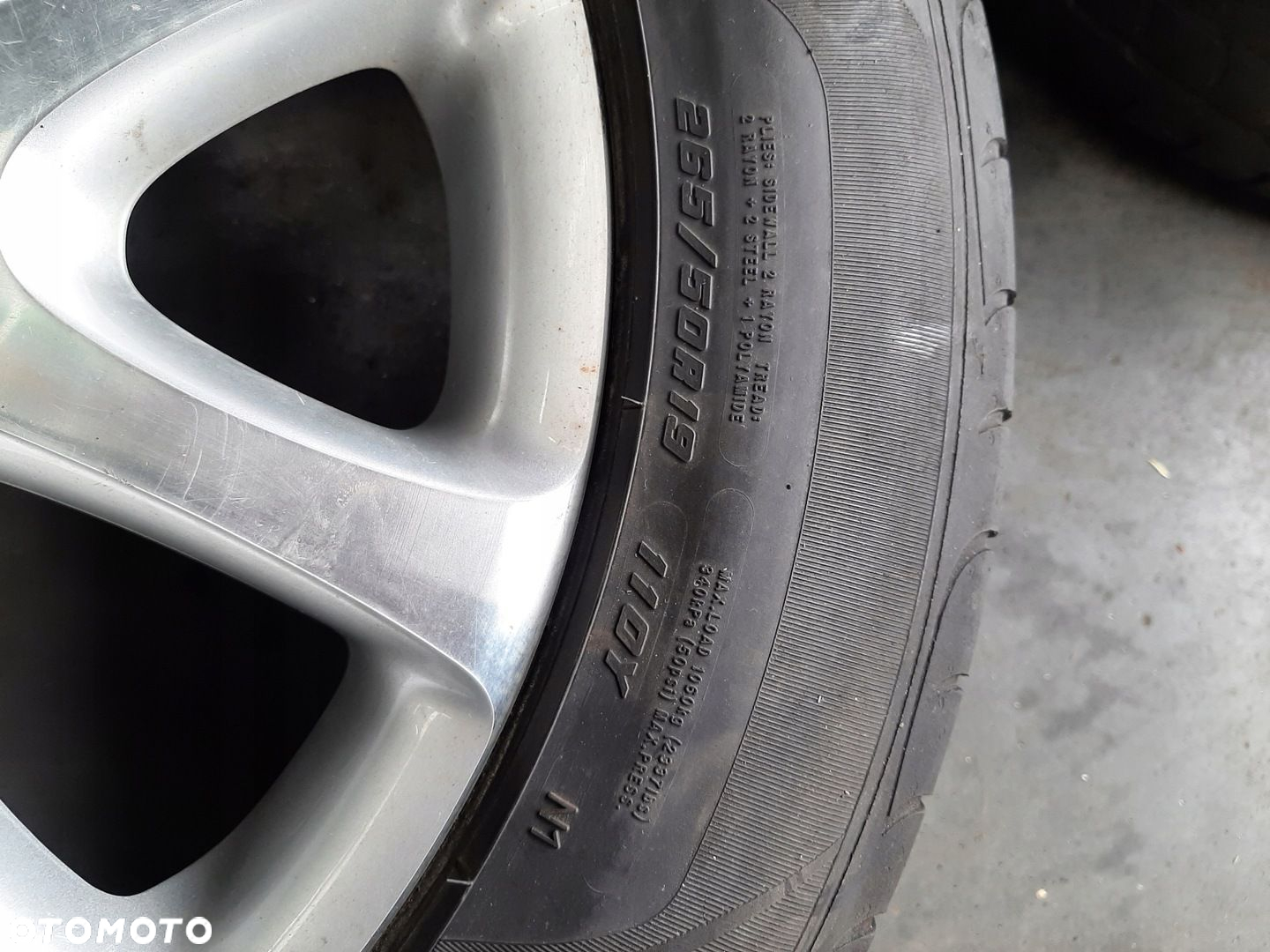VW TOUAREG FELG komplet LETNIE 265/50 R19 ALU 19 5X130 7L6601025AM felgi - 12