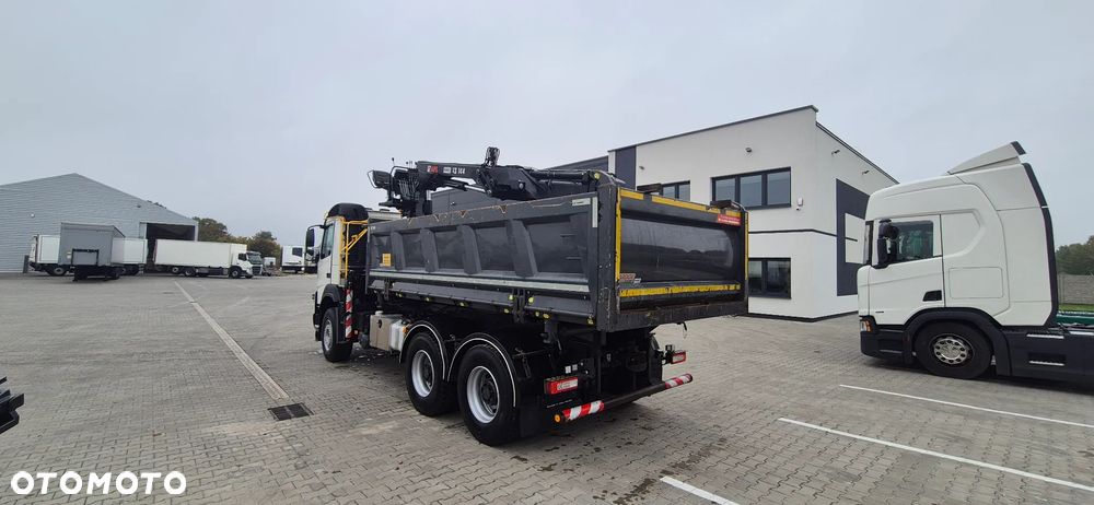 Volvo FMX 410 Meller Kipper Hydroburta Dźwig Hiab 144 Hardox - 7