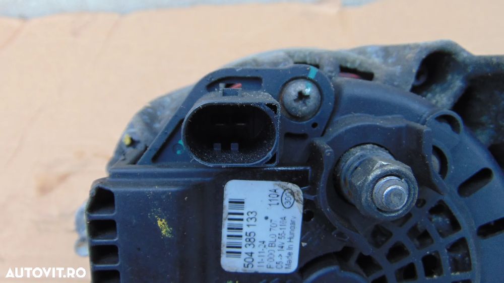 Alternator Fiat Ducato 2.3 JTD euro 5,an 2015 cod 504385133 110A - 6