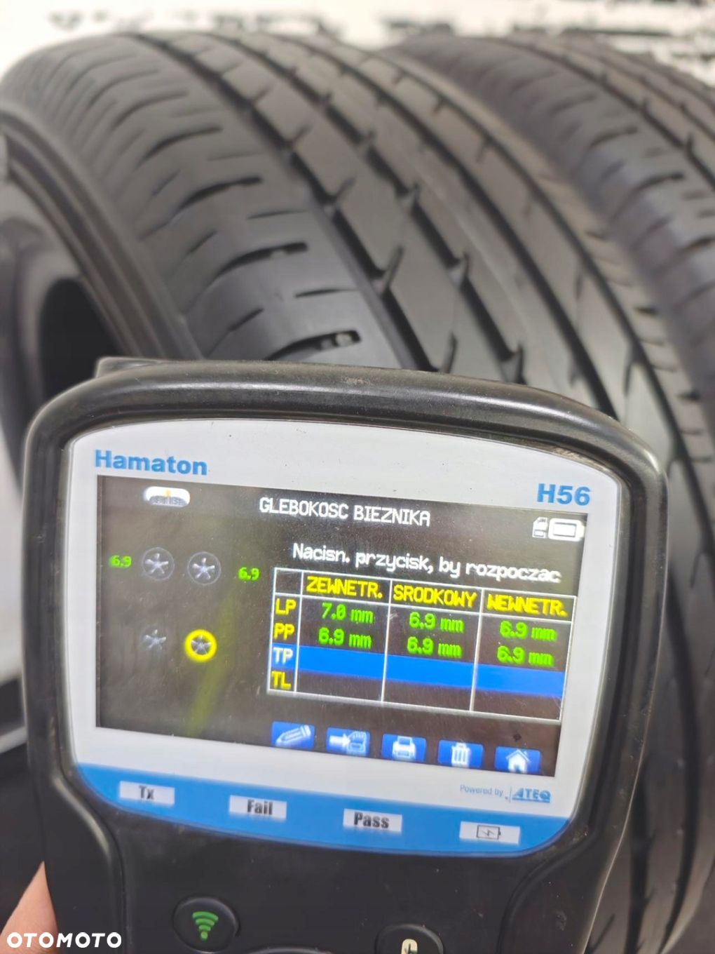 185/60R16 toyo 2018 opony letnie 6,5mm 50703 - 7