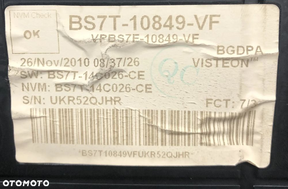 LICZNIK FORD MONDEO MK4 BS7T-10849-VF VISTEON - 2