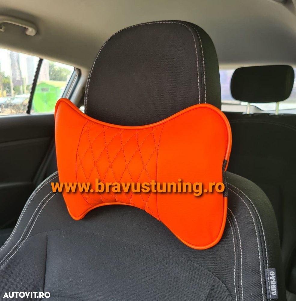 Perne tetiera auto 2 buc/set Piele Ecologica - 3