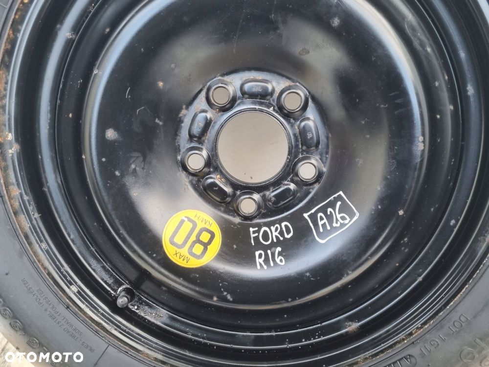 KOŁO ZAPASOWE 125/85 R16 DOJAZDOWE Ford C-Max Focus Mk2 II _ 5x108 1S71MH - 2