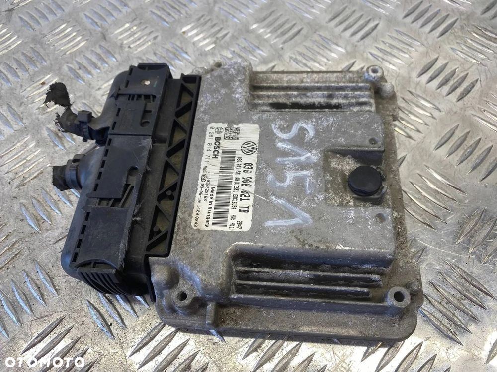 STEROWNIK MODUŁ KOMPUTER SILNIKA SKODA OCTAVIA MK2 03G906021TB - 3