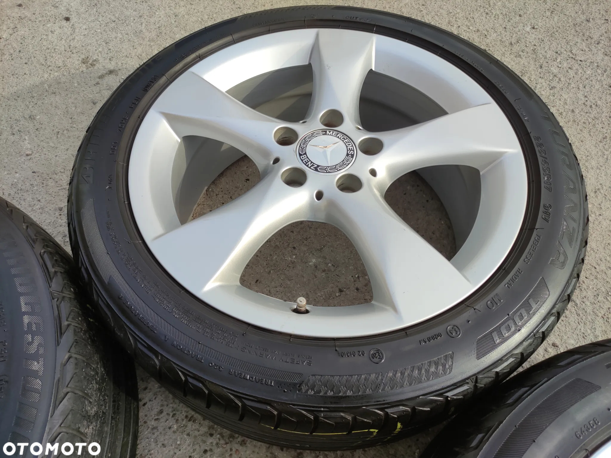 5x112 Felgi Aluminiowe Alufelgi 17 Mercedes Koła Letnie A klasa W176 W169 B W246 W245 CLA W117 A117 C W204 W205 Legnica ALU-RAD 225/45 - 3