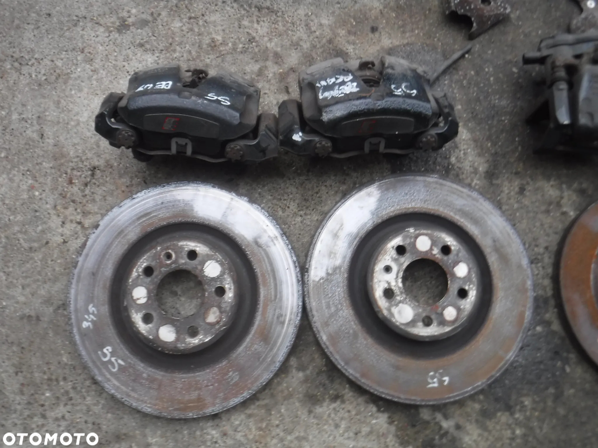 Audi S5 A5 8T A4 S4 4.2 FSI swap hamulce tarcze zaciski przod 345mm tyl 330mm zacisk - 6