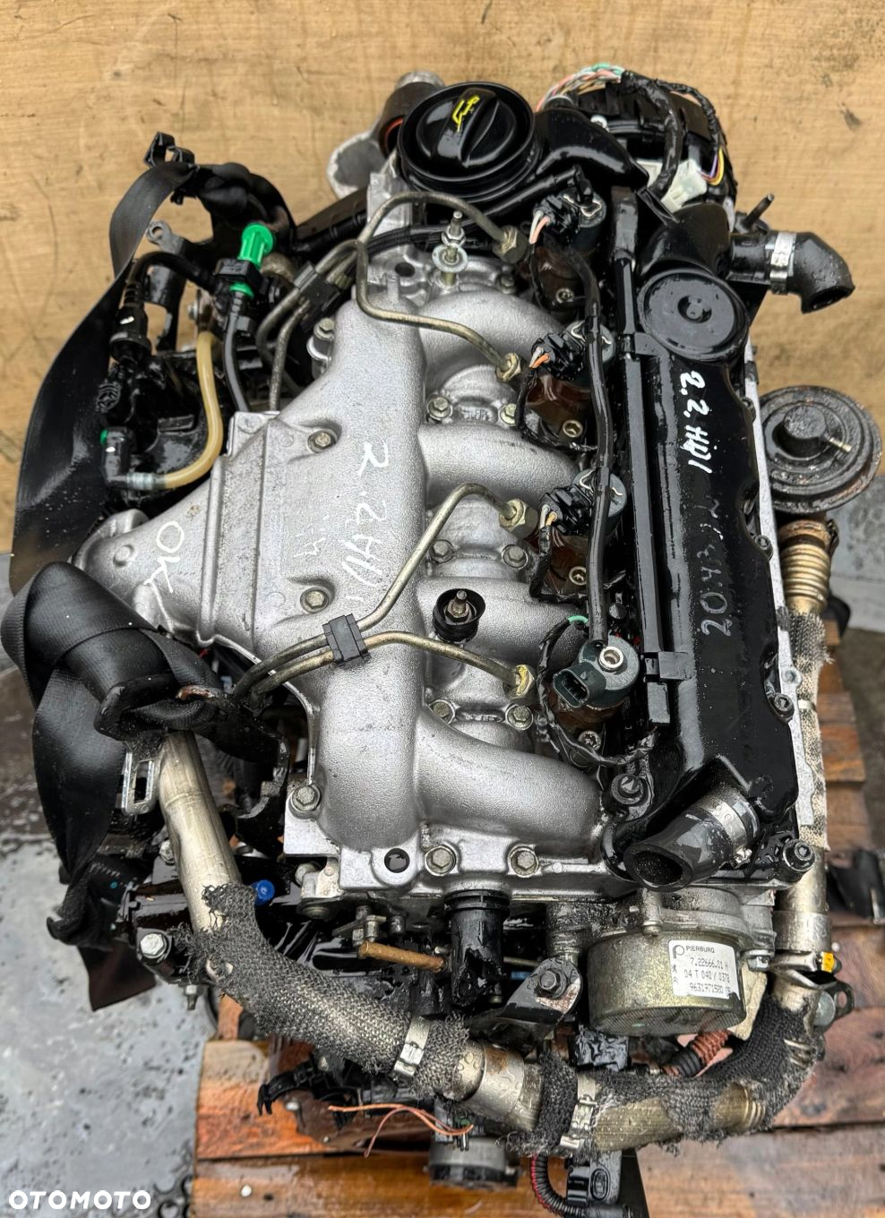 SILNIK KOMPLETNY PEUGEOT 406 607 807 CITROEN C5 C8 2.2 HDI 4HX 133KM ODPALA - 7
