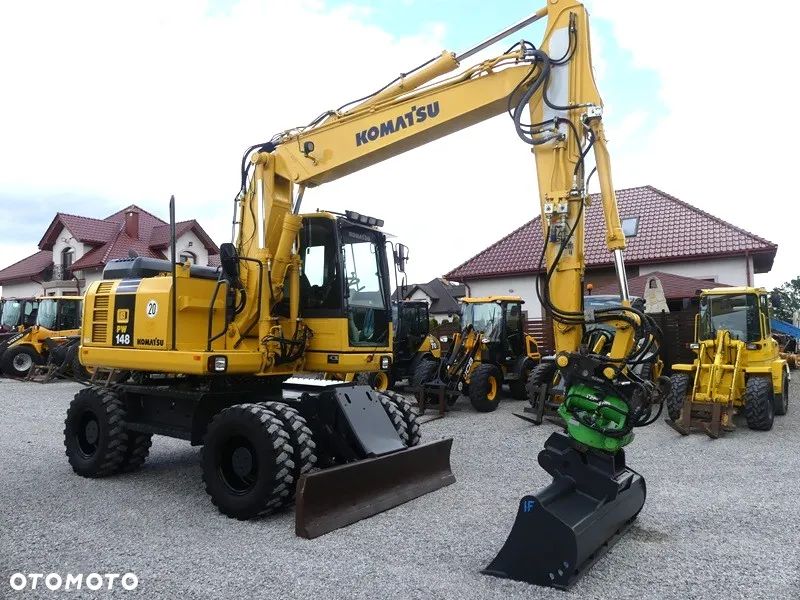Komatsu PW148 ROTOTILT / Sprowadzona / Super Stan / - 2