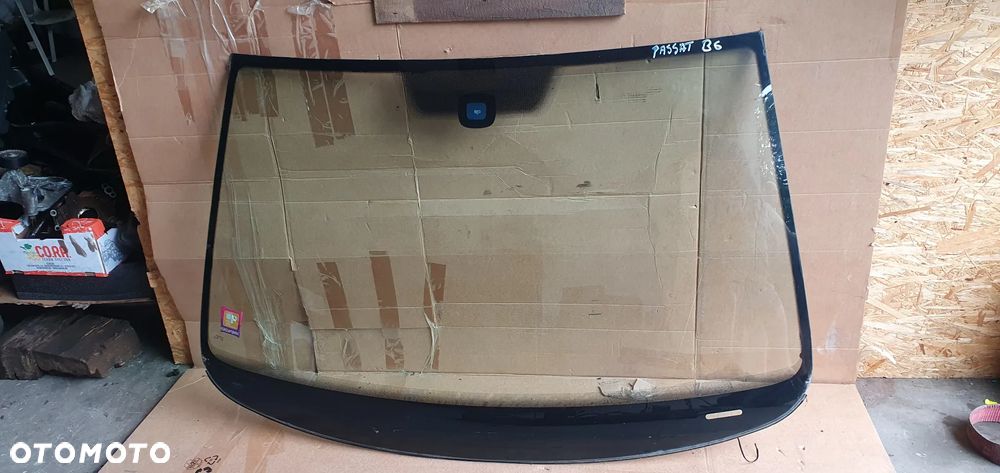 Szyba czołowa przód przednia pod sensor VW Passat B6 AS1 04r - 4
