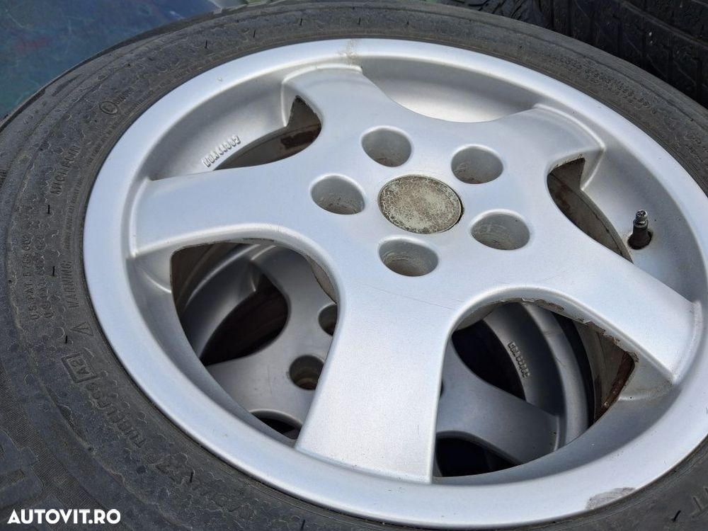 Vând jante 5×112 vw passat cu cauciucuri 195/65r15 - 7
