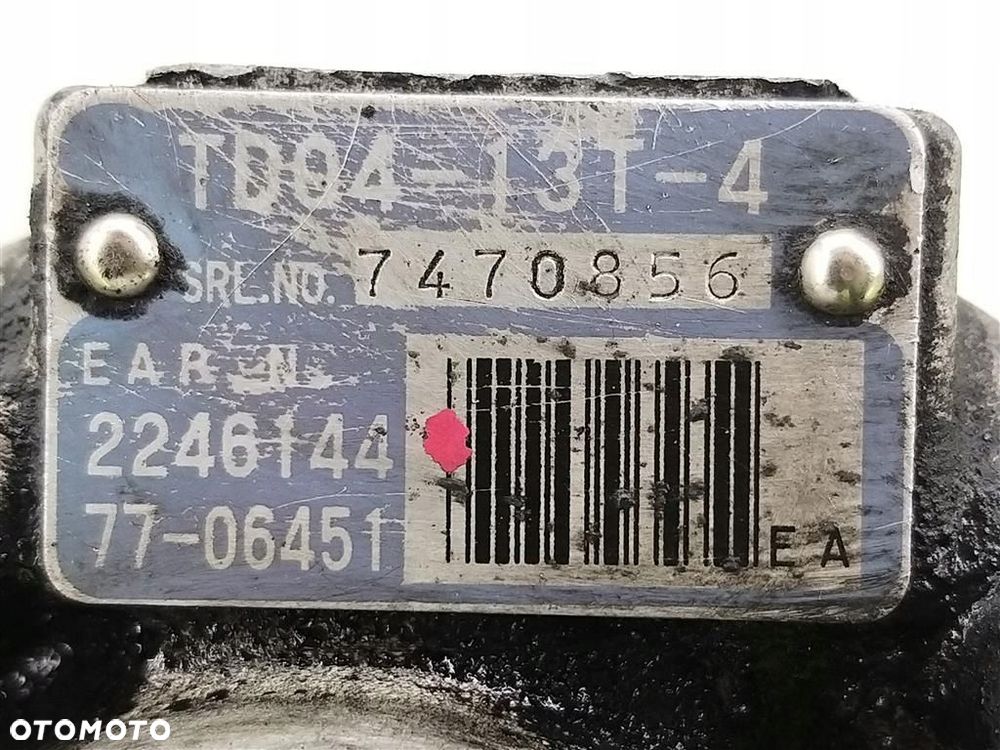 Turbosprężarka turbina BMW 5 E39 96-03 TD04-13T-4 2246144   GARRETT - 6