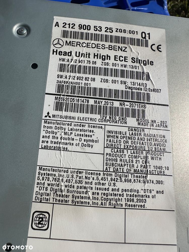 MERCEDES E 212 207 c 204 Comand radio zmieniarka NTG 4.5 nawigacja - 26