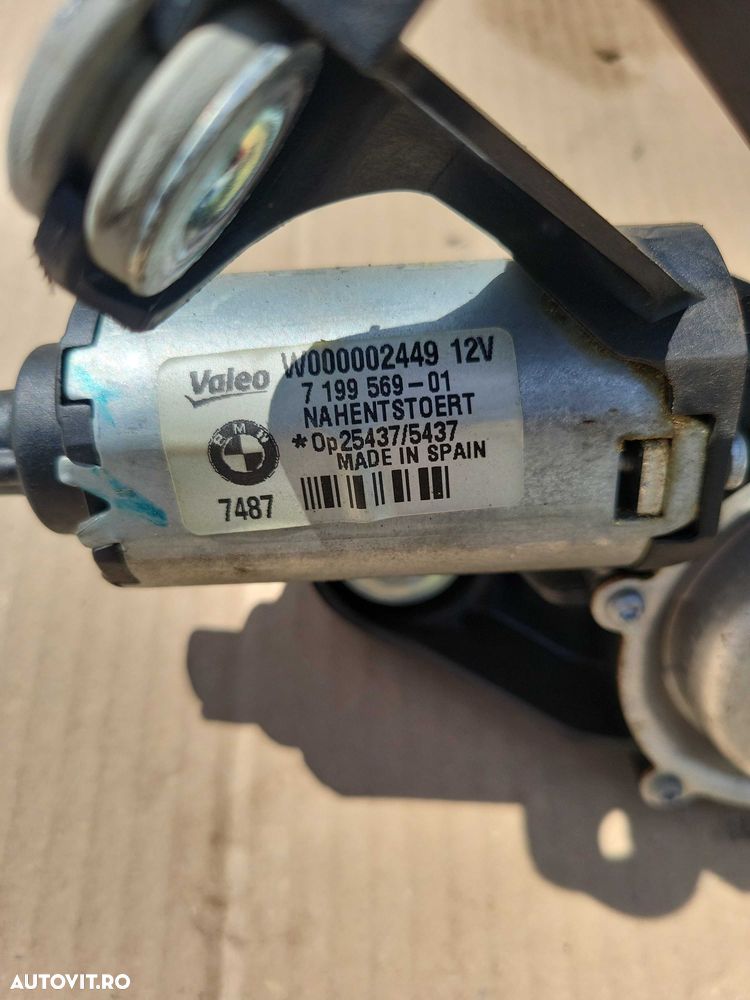 Motoras stergator luneta bmw seria 1 e81,e87,e87 lci cod oem 7199569 - 1