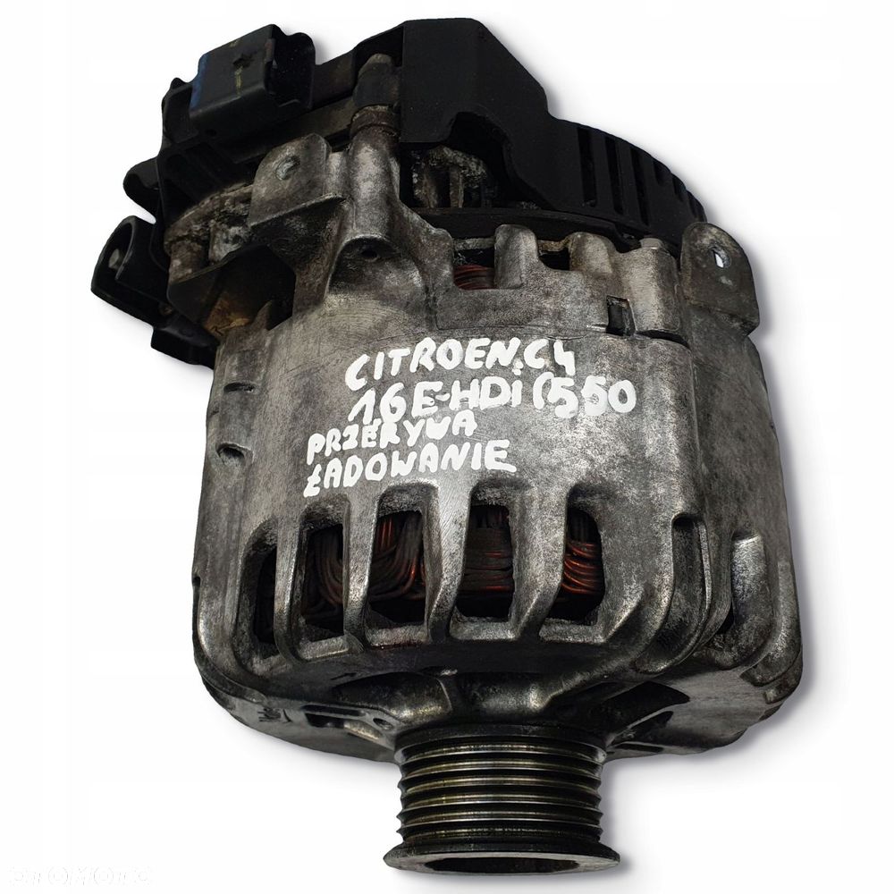 ALTERNATOR Peugeot 208 308 Citroen C4 II DS4 1.6 HDI 9675753680 - 5