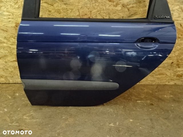 DRZWI LEWY TYŁ LEWE TYLNE RENAULT SCENIC I LAK:NV432 NR555 - 2