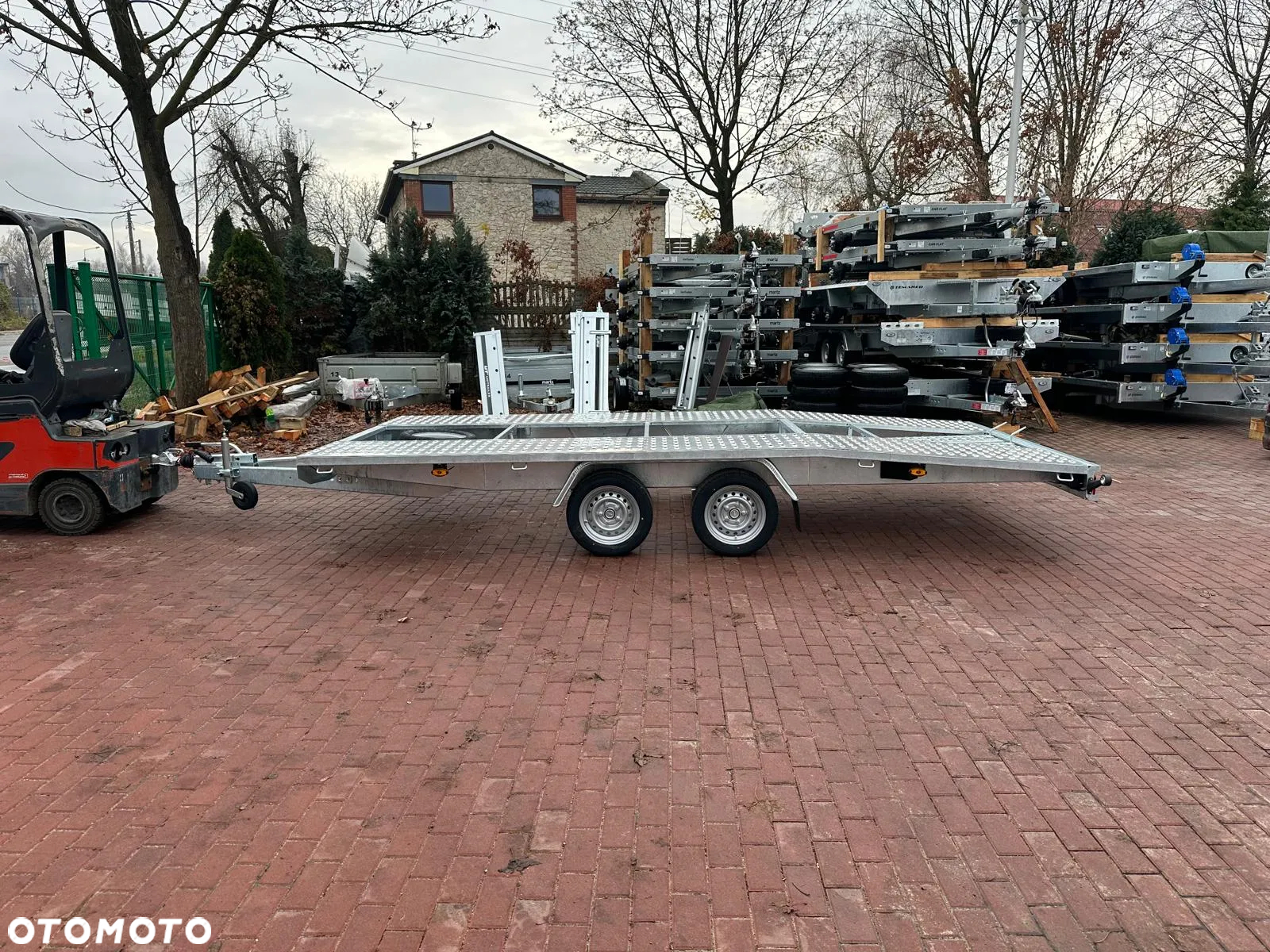 Niewiadów Laweta Niewiadów Boro Jupiter 4,5x2,1m DMC 2700 kg raz łamana mocna spawana bez wypełnienia - 7