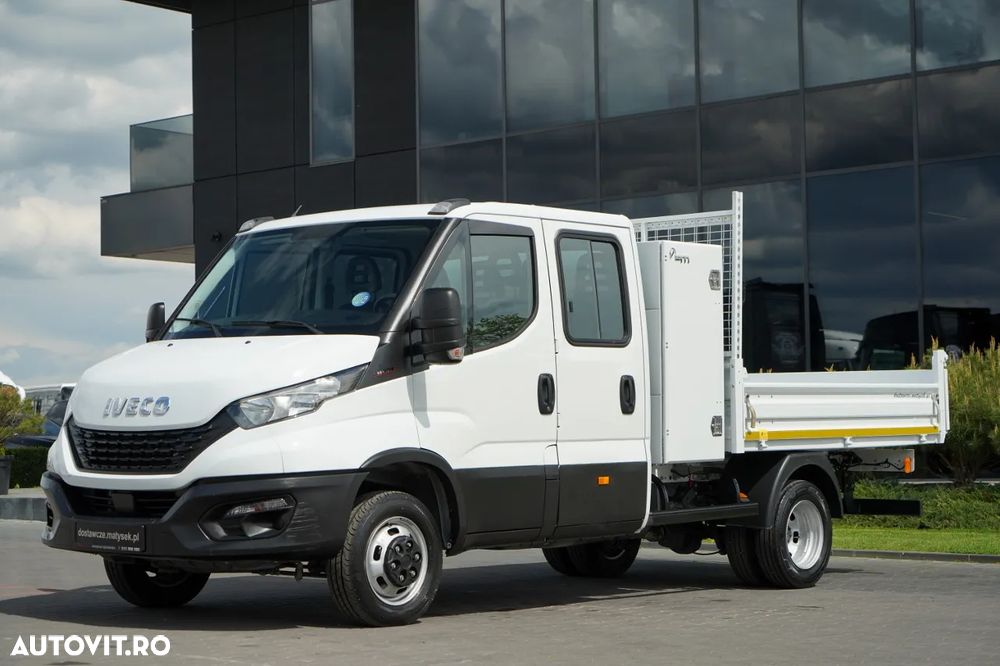 Iveco DAILY 35-160 / BASCULATOR DIN ALUMINIU / CAMION CU PORȚIE MIXĂ - 6 LOCURI / DOUĂ LOCURI / MANUALĂ / - 14