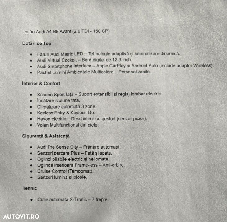 Audi A4 Avant 2.0 TDI DPF multitronic Attraction - 28