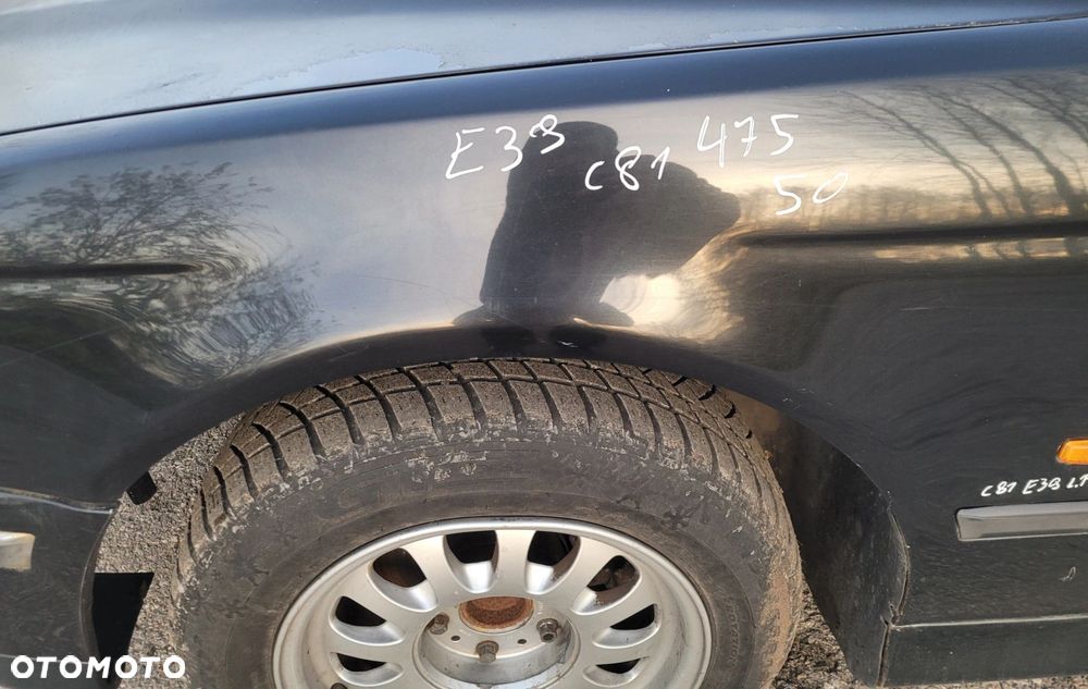 BŁOTNIK LEWY PRZÓD PRZEDNI BMW E39 475 BLACK SAPPHIRE C81 - 3