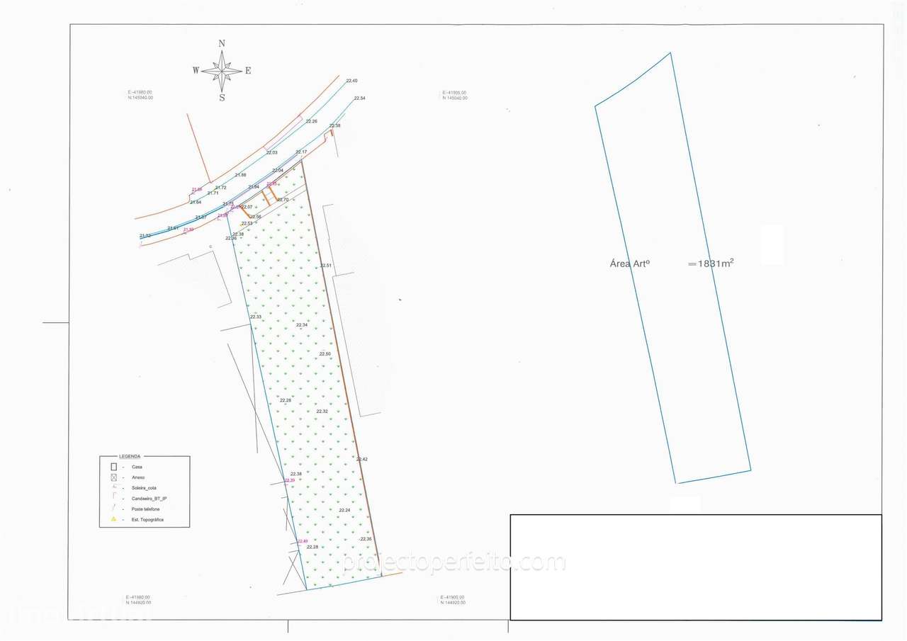 Terreno Para Construção  Venda em Paramos,Espinho - Grande imagem: 5/5