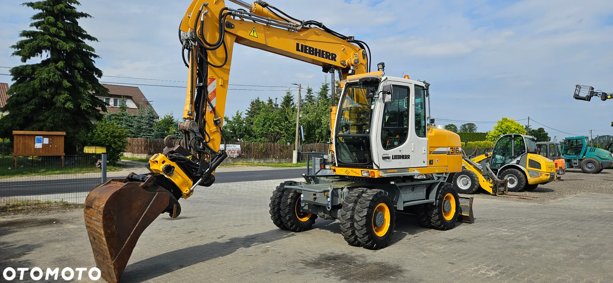 Liebherr A 316 Rotatilt Engcon! 11 tys. Mtg, Szybka skrzynia, nowe koła,  z Holandii!!! - 2