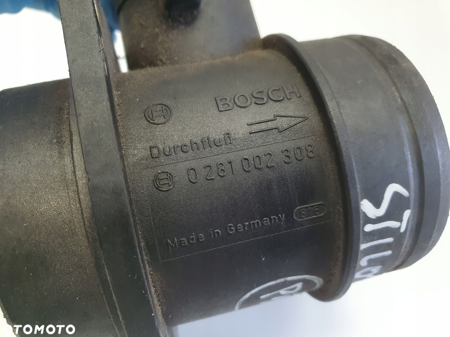 Fiat Stilo 1.9 JTD PRZEPŁYWOMIERZ POWIETRZA 0281002308 - 2
