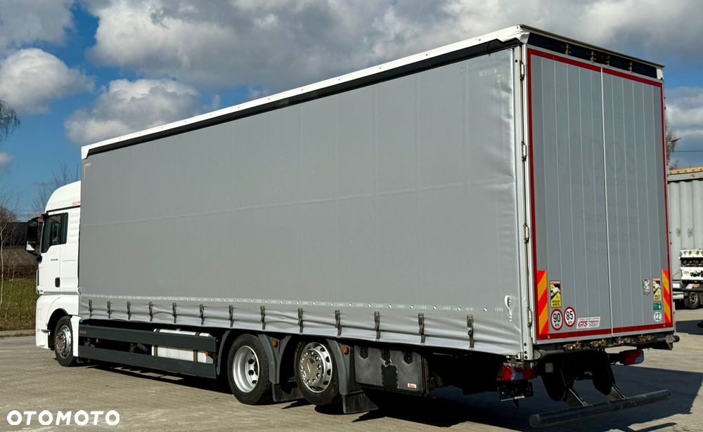 MAN TGX 26.460 / FIRANKA / 23 EUROPALETY / 6x2 / ZSUWANY DACH / PODNOSZONA OŚ / 2019 ROK / SYPIALKA / AUTOMAT / EURO 6 / 12 870 KG ŁADOWNOŚCI - 3