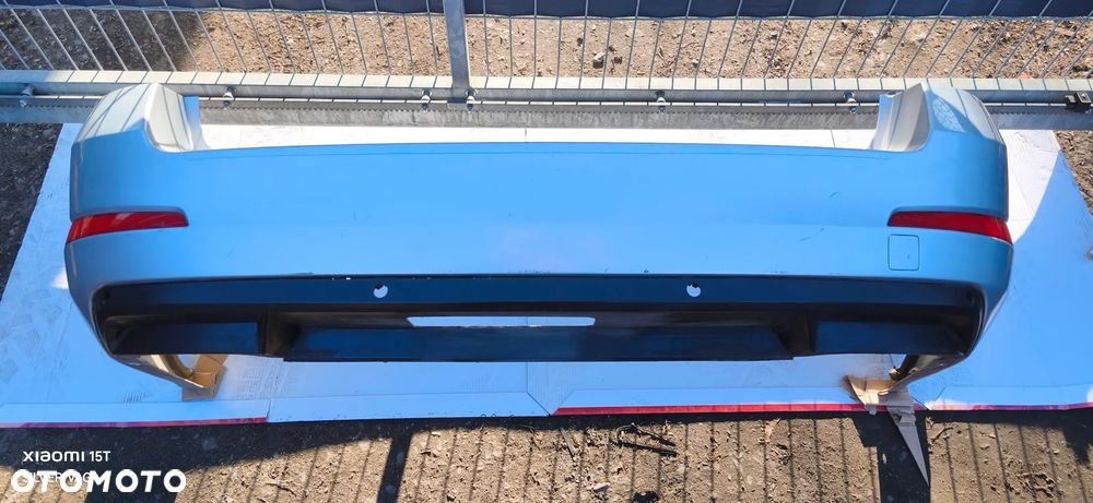 Zderzak tylny kompletny Skoda Octavia III LA7W kombi srebrny - 1