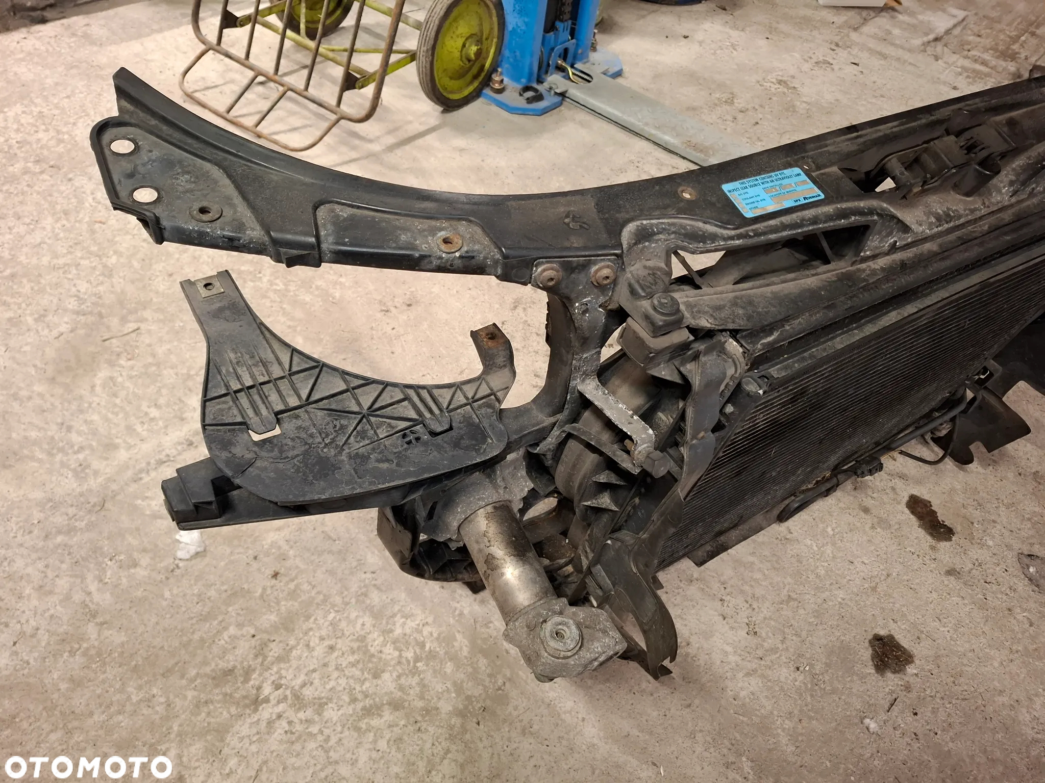 PAS PRZOD PRZEDNI WZMOCNIENIE CHLODNICE KOMPLET AUDI A4 B6 1.9TDI AVF AWX MANUAL SLASK WYSYLKA - 2