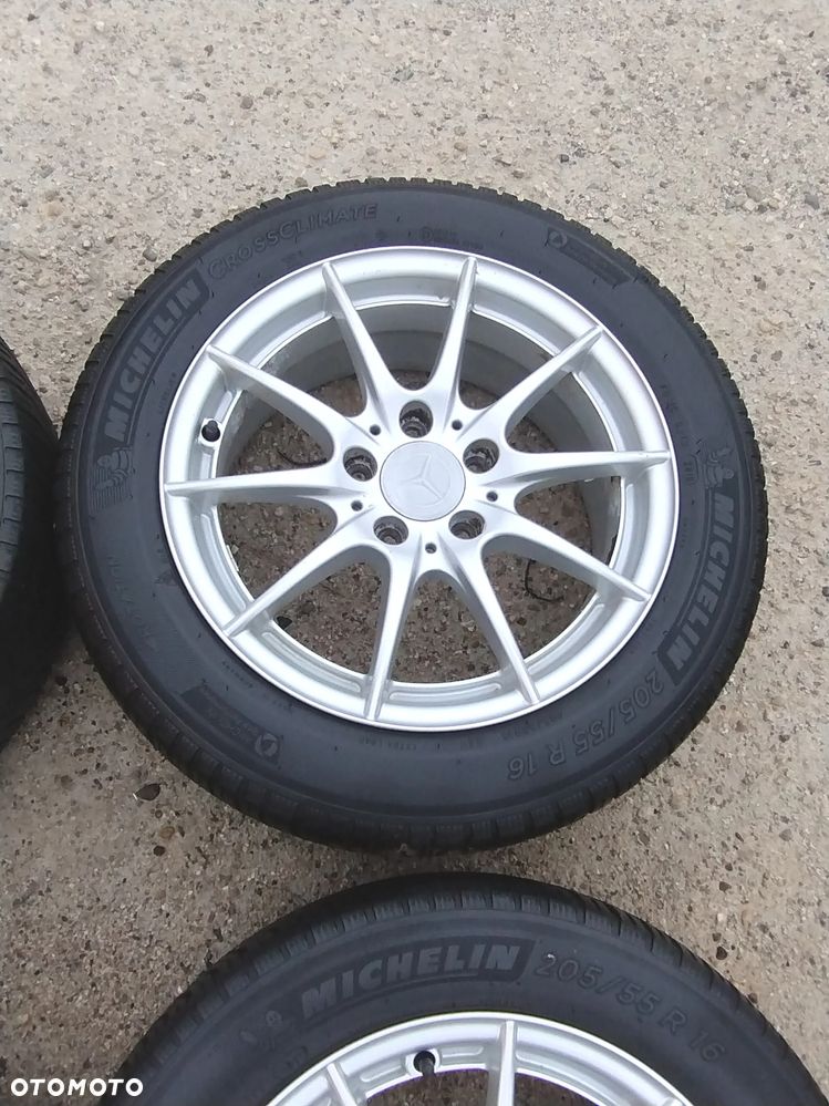 5x112 Felgi Aluminiowe Alufelgi 16 Mercedes Koła Całoroczne Wielosezonowe A klasa W176 W169 B W246 W245 CLA W117 A117 C W204 Legnica ALU-RAD 205/55 5mm - 5
