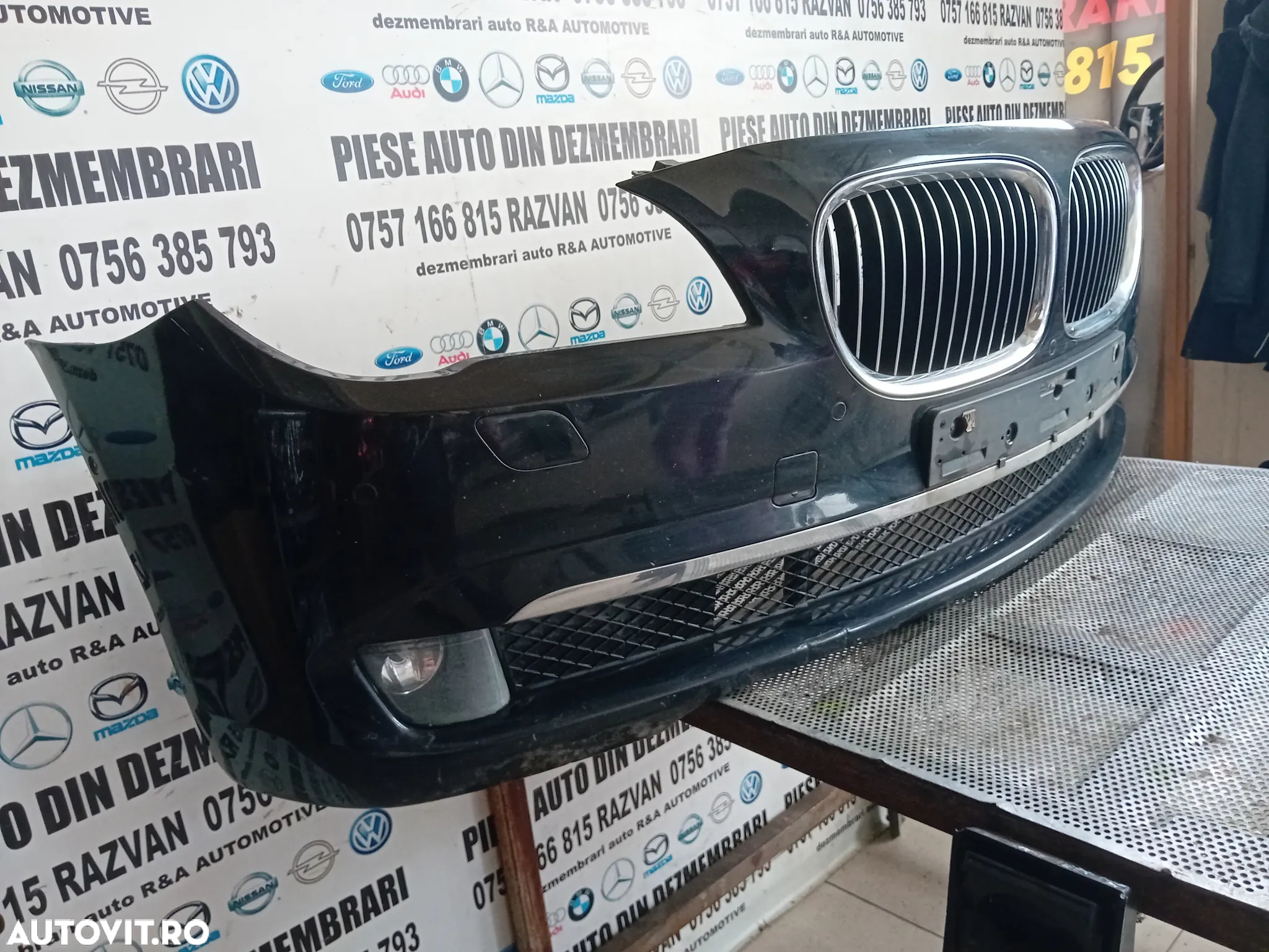 Bara Fata Bmw Seria 7 F01 F02 NFL Completa Cu Camere Si Senzori Parcare Originala Intacta - 3