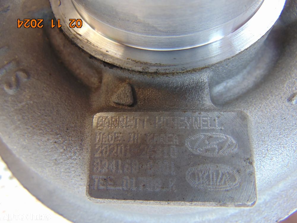 Turbina Hyundai Tucson 1.6 1.7 Kia Sportage  Optima i30 i40 cod 282012a810 - 6