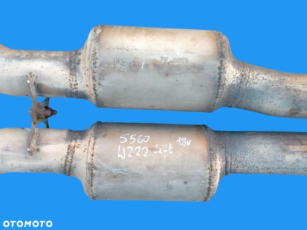 Mercedes S560 W222 LIFT Katalizator A2224903436 A2224903536 Rura Wydech - 2