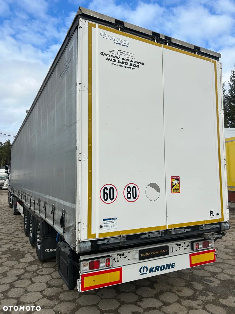 Krone FIRANKA / NOWE OPONY DUNLOP / OŚ PODNOSZONA / BARDZO ŁADNA RAMA / OSIE KRONE / DWA KOŁA ZAPASOWE / NACZEPA 2018 ROK !! - 33