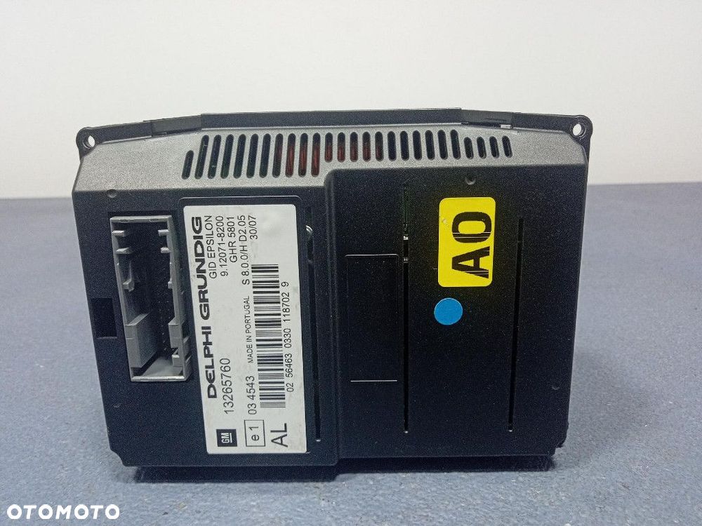 VECTRA C SIGNUM RADIO FABRYCZNE OEM CD30 MP3 EKRAN 13233932 - 11
