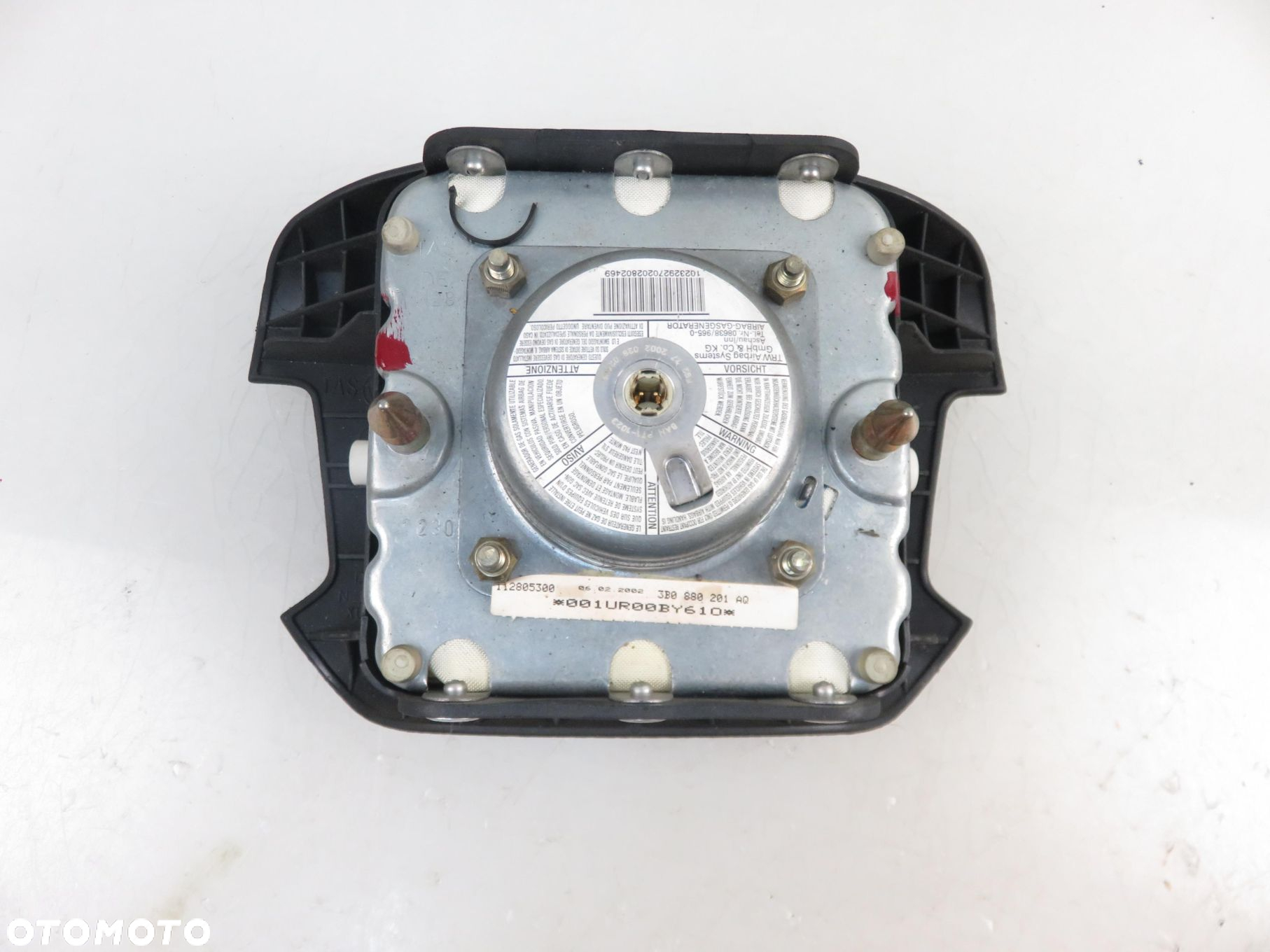 PODUSZKA KIEROWCY VW PASSAT B5 3B0880201AQ - 2